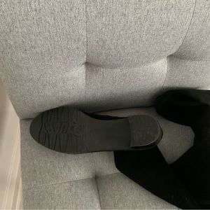 Stuart Weitzman Over-The-Knee Boots in Black Suede